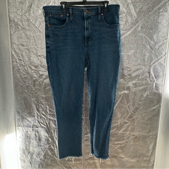 Madewell the perfect vintage jeans in alstyne wash 32 magic pockets raw hem - Picture 2 of 10